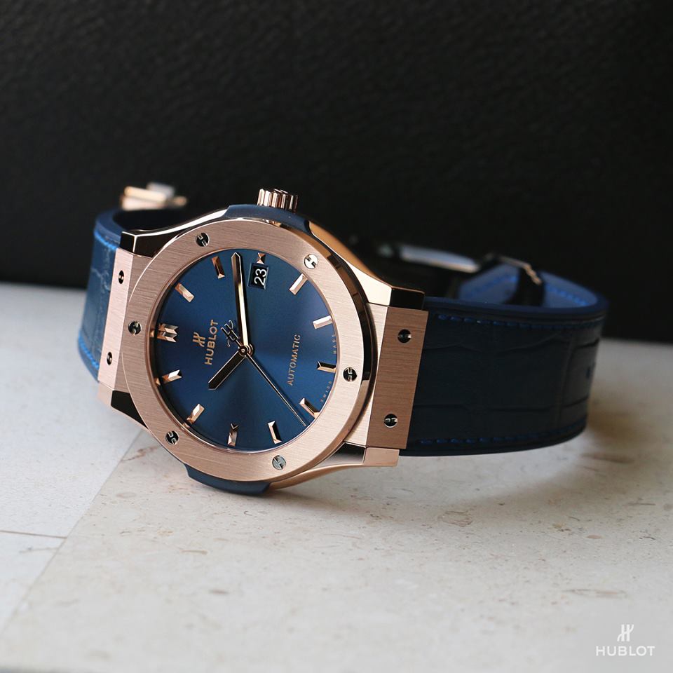 Đồng hồ Hublot Classic Fusion Blue King Gold 511.OX.7180.LR 