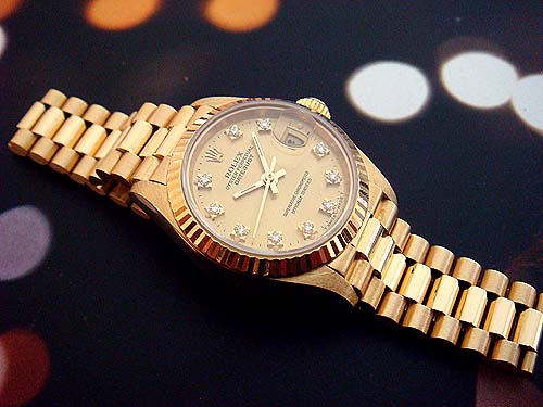 Đồng Hồ Đôi Cao Cấp Rolex Datejust Automatic Full Gold RL001