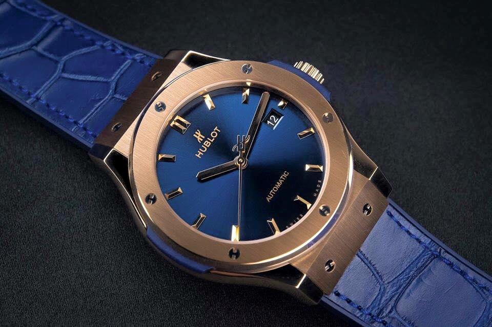 Đồng hồ Hublot Classic Fusion Blue King Gold 511.OX.7180.LR