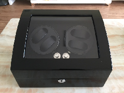 Hộp Đồng Hồ Xoay Automatic Đen Huyền Bí Cao Cấp 4+6