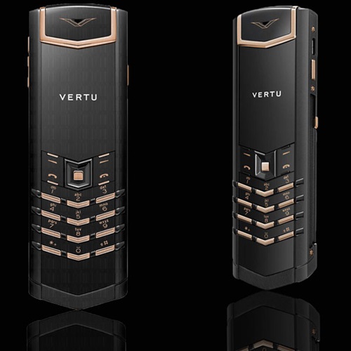Điện Thoại Vertu Signature S Pure Black Rose Gold - VT08