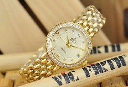 Đồng hồ nữ Omega OM-8168 Full Gold