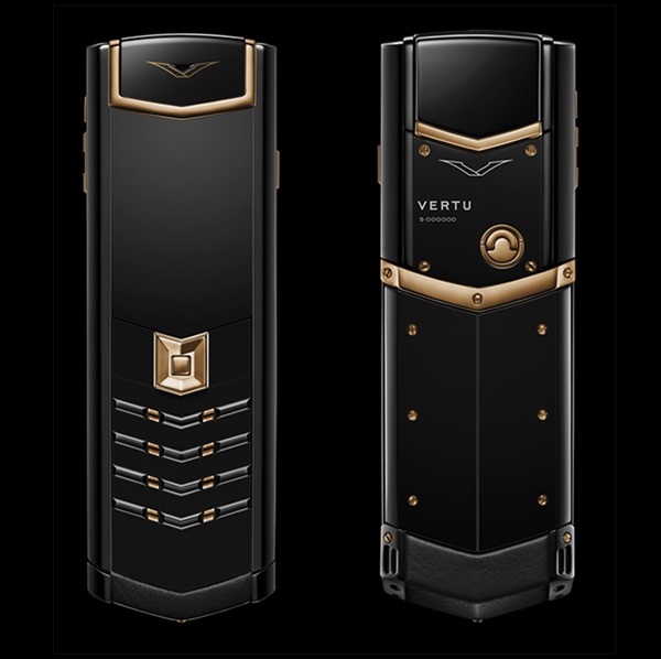 Điện thoại Vertu Signature S Ultimate black DLC ẩn phím số