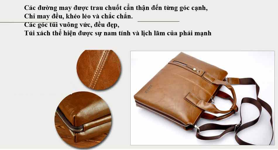 Túi Xách Nam cao cấp Zefer - Zf1 Da thật cao cấp