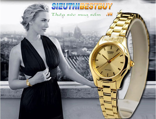 Đồng Hồ Nữ cao cấp Casio Gold Lady