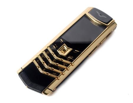ĐIện Thoại Vertu Signature Black Gold