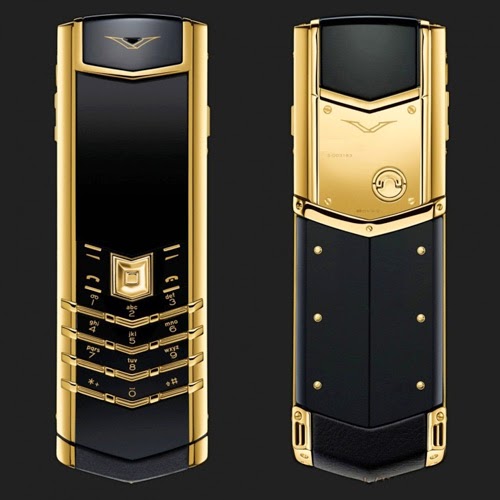 ĐIện Thoại Vertu Signature Black Gold